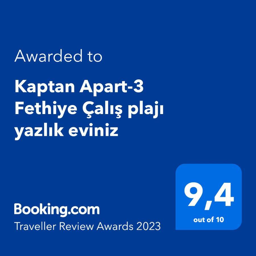 Kaptan Apart-3 Fethiye Calis Plaji Yazlik Eviniz Apartment Exterior foto